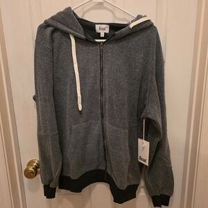 FEAT Cozy Zip-Up Hoodie in Rainforest - Large